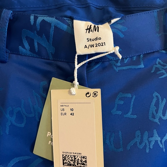 H&M Blue Printed Suit Set - Picture 4 of 5